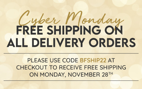 Cyber Monday - Free Shipping on All Delivery Orders